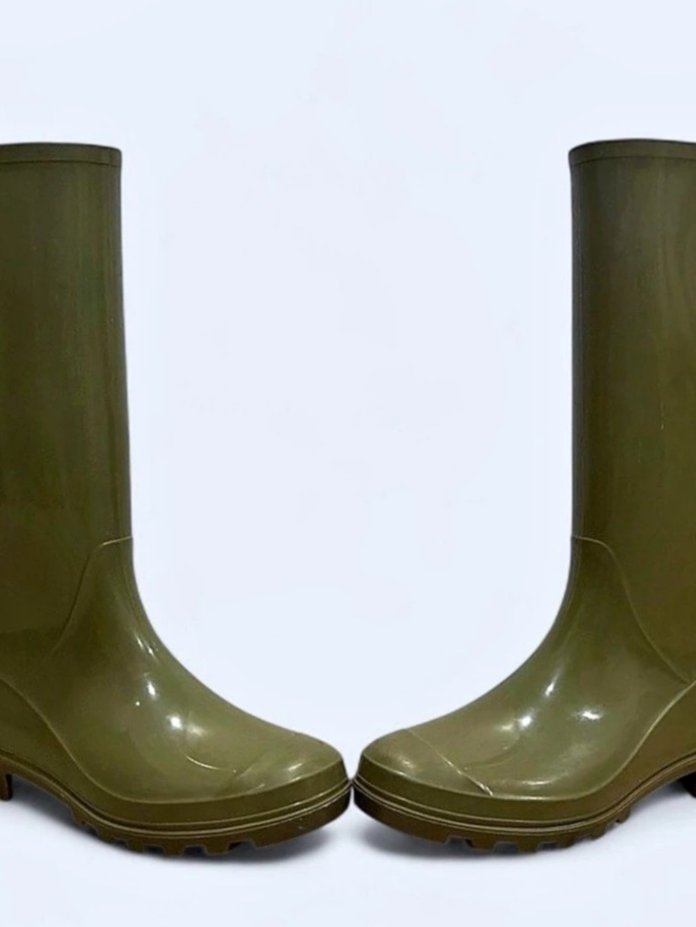 Planone Original Tall Rain Boots Tall Olive Rain Boots